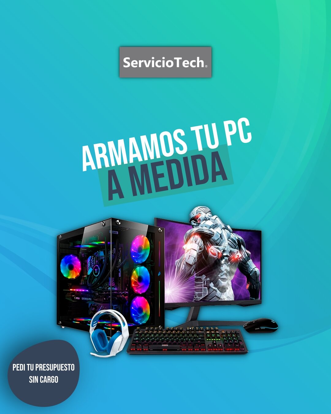 Diagnóstico técnico profesional para PC, notebooks y consolas